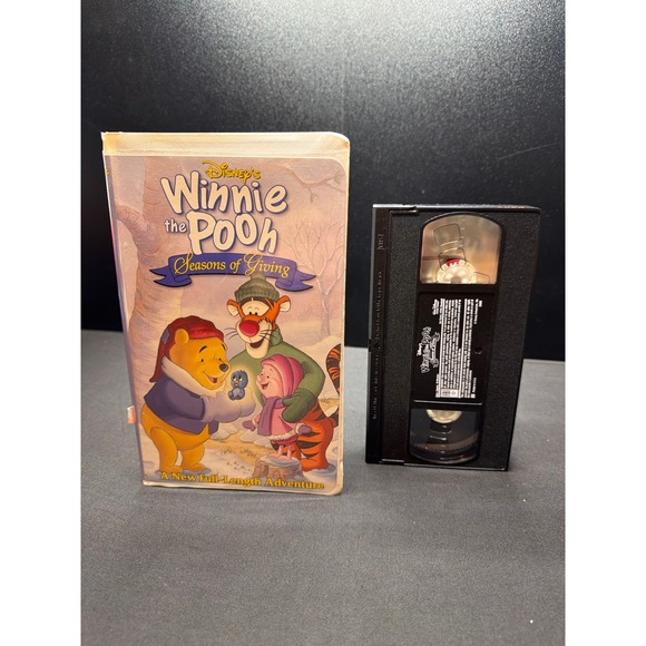 Other - Disney Winnie the Pooh Seasons of Giving VHS 1999 Clamshell Tested